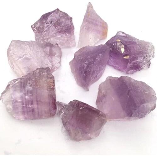 Natural Amethyst Carved Rough Stones For Healing Reiki