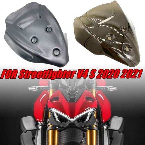 New Motorcycle Accessories For DUCATI Streetfighter V4 V4S 2020 2021 Windscreen Windshield Viser Baffle VIsor Wind Deflectors