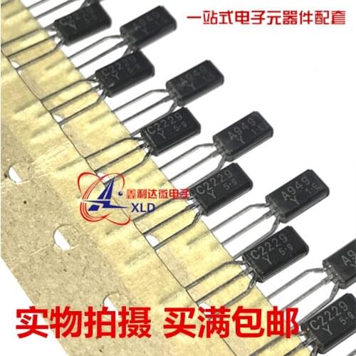 New 20pcs/lot 2SA949 2SC2229 TO-92(10pcs A949 +10pcs C2229 ) 2SA949-Y 2SC2229-Y