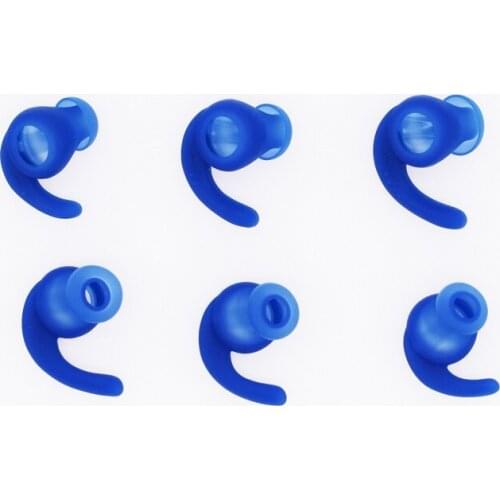 S M L In-Ear Earbud Silicone Soft Ear Tips Replacement Anti-Slip with Ear Hook for JBL T280BT Bluetooth Headset Earphones