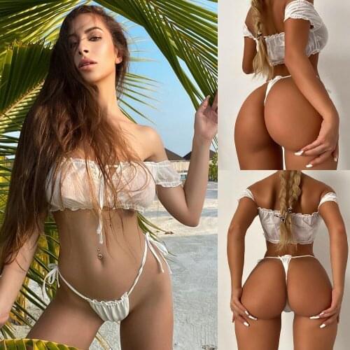 Sexy Lingerie Dress For Women Lace Lingerie Set Tube top strap Imitation Night Long Skirt Womens See Through Sleepwear Shinbeam