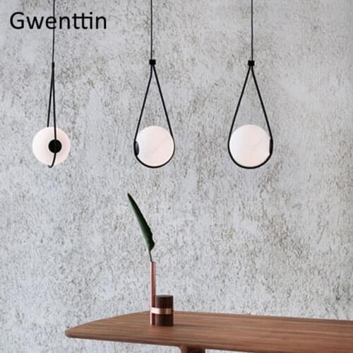 Nordic Glass Ball Pendant Lamps Water Drop Modern Led Light Fixtures Home Decor for Living Room Bedroom Hanglamp Loft Luminarias