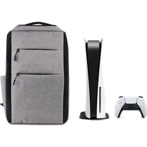 Adjustable Handle Bag For Playstation 5 PS5 Travel Storage Handbag For PS5 Console Protective Luxury Bag Travel Carrying Case