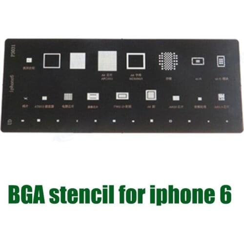 Mobile Phone Rework Repair BGA Reballing Stencils For iphone 6 Mobile Phone Rework BGA Stencil