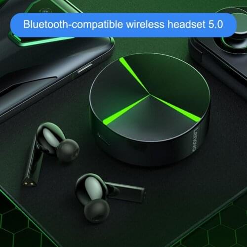 Lenovo GM1 Gaming TWS Earphones Wireless Bluetooth-compatible 5.0 IPX5 Waterproof Headset Touch Control Mic charging case