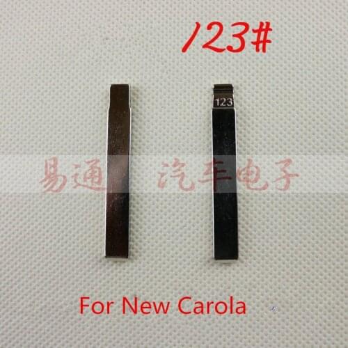 Top Quality NO. 123 Key Blade For new Carola Flip Key Blade, Car Blank Key Blade