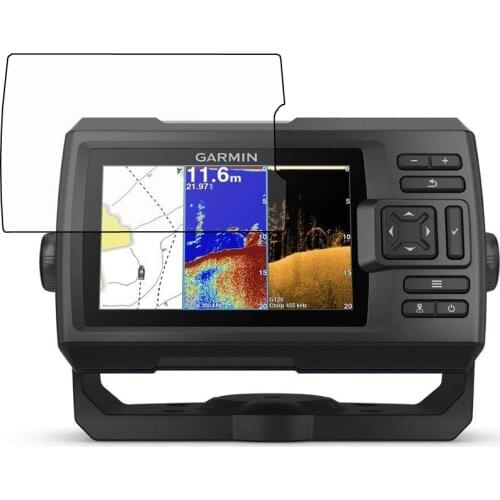 2x Clear LCD Screen Protector Guard Cover Shield Anti-Scratch Film Skin for Garmin Striker 5cv Accessories