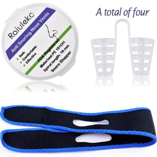 Anti Snore Apnea Nose Clip Anti-Snoring Breathe Aid Stop Snore Device Sleeping Aid Equipment Stop Snoring Health Care Sleep Band