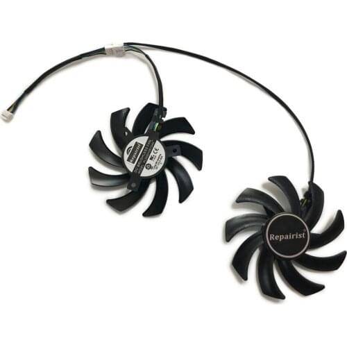 2pcs/set PLD09210S12HH R9-290/390X VGA GPU Cooler Graphics Fan For XFX R9 290/290X/285/280/280X RX 480/470 Video Card Cooling