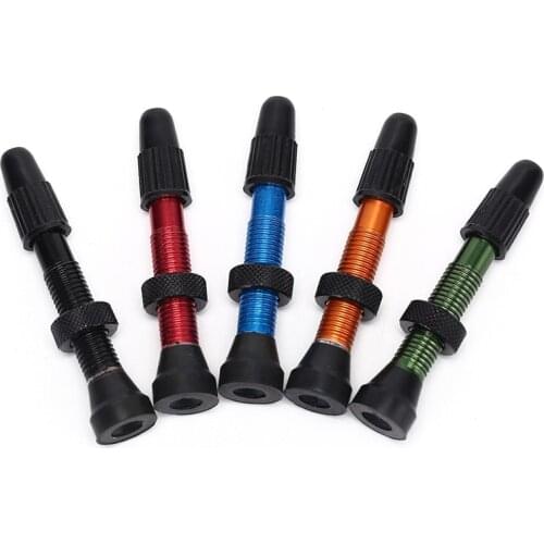 MTB Road Bike No Tubes Tubeless Presta Aluminum Valves 1pc 50mm