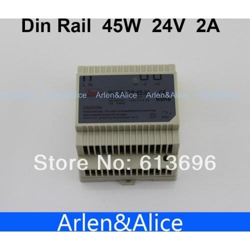45W 24V 2A Din Rail Single Output Switching power supply SMPS