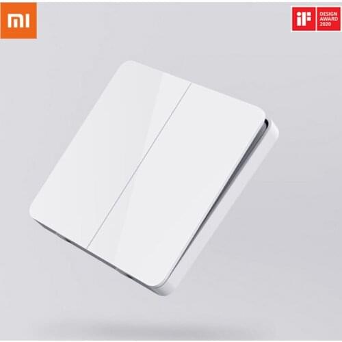 Xiaomi Mi Home Switch Controller Power Lights Lighting Wall Switches Accessories Smart Three Open Double Control