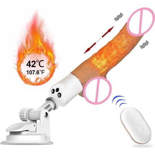 Automatic Thrusting Masturbation Machine Dildo G spot Vibrator Sex Toy for Women Hand-Free Fun Anal Vibrator for Orgasm