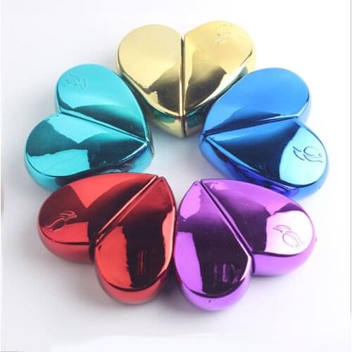 25ml Heart Shaped Spray Perfume Bottle Glass Airless Pump Travel Bottle Empty Cosmetic Containers for gift