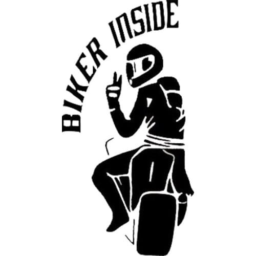 Fuzhen Boutique Decals Exterior Accessories Interesting Motorsport Biker Inside Moto Car Sticker Vinyl Decal Car Window KK