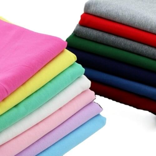 40S Cotton Stretch Knitted Terry Cloth Fabric Summer Sweater T-shirt Hoodie Fabric