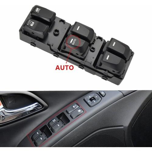 Left Hand Driver Power Master Window Switch Button for Hyundai IX35 2009 2010-2015 Car Accessories 93750-2S150 93570 2S1509P