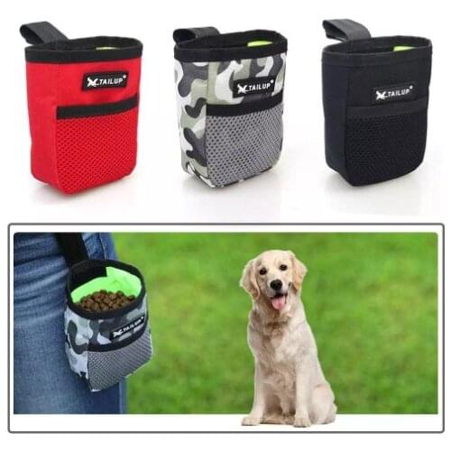 Pet Dog Puppy Training Treat Snack Bait Pet Feed Pocket Pouch Obedience Agility Pouch Food Bag Pocket Snack Reward Waist Bag