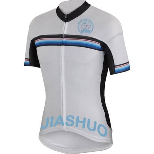 Hot 2016 New JIASHUO Team PRO Road pro Blue&White Top Cycling Jersey / Cycling Clothing / Cycling Wear