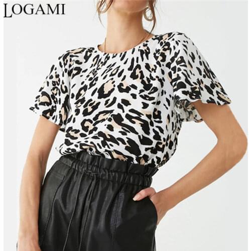 LOGAMI Leopard Blouses
