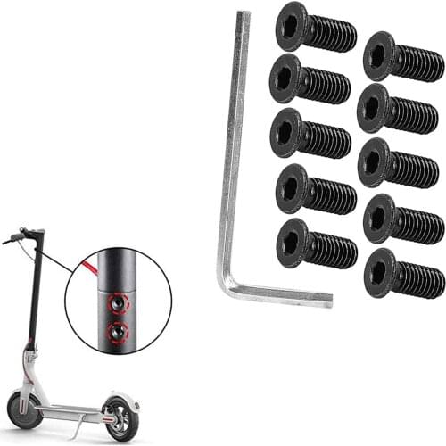 Screws Set with Wrench for Xiaomi M365/Pro Ninebot ES1 ES2 ES4 Electric Scooter Handlebar Front Fork Tube Replacement Parts