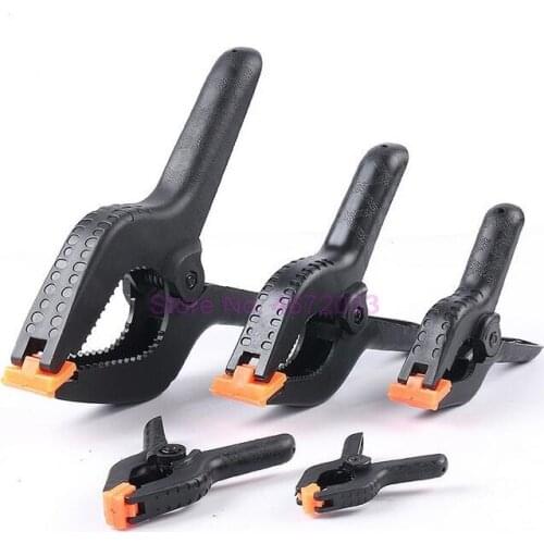 500pcs/lot Plastic Nylon Spring Clamp 2inch Phone Tablet LCD Digitizer Screen Fastening Clamp Non-slip Handle Repair Tool holder