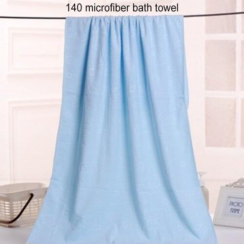 140*70cm Extra-large Pure Fiber bath towel Thickened Bath Towels Absorb Water No Hair Loss Washcloth for Home Hotel Bath EF