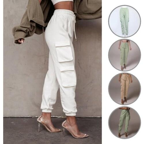 Skin-friendly Autumn Winter Drawstring Pockets Sweatpants for Party