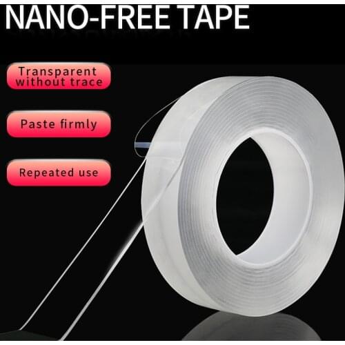 Adsorption Film Strength 10,000 Times Nano-adhesive Transparent High-viscosity Fixed Glass Wall Paste Double-sided Adhesive