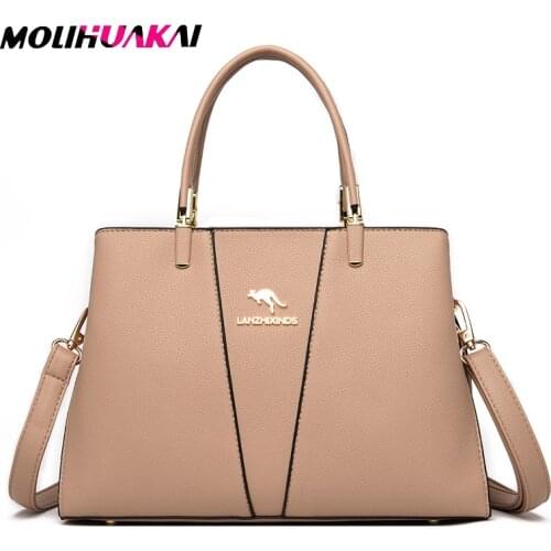 PU Leather Shoulder Bags For Women 2021 High Capacity Travel Luxury Messenger Bag Female Shoulder Bag Ladies Hand Bags
