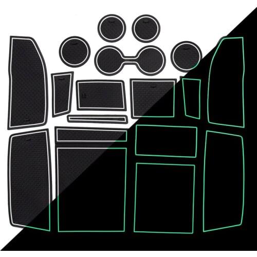 Car Interior Products for Audi 17-19 Q5 Water Coaster Storage Slot Non-slip Mat Anti-dirty Pad Automotive Interior Products