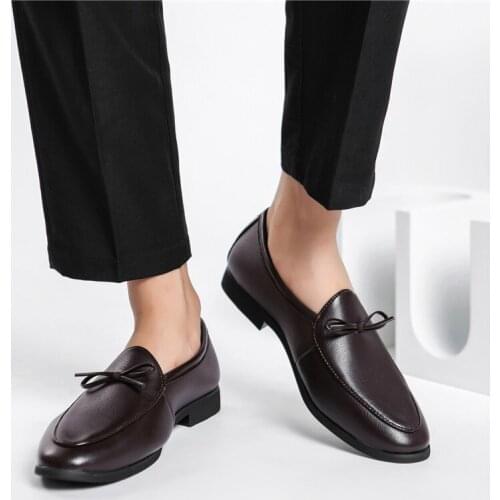 Men Large Size High-quality Men Shoes Fashion Men Leather Shoes Leather Men Loafers Business Casual Shoes Flat Men Driving Shoes