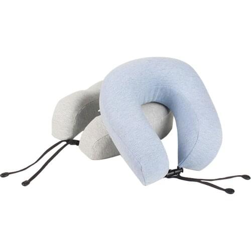 U Shaped Memory Foam Neck Pillows Soft Slow Rebound Space Travel Cervical Healthcare Bedding For Adults