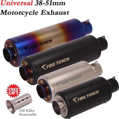 Universal Motorcycle GP Racing Exhaust Tip End Escape Modify Motocross Muffler DB Killer For Z1000 Ducati 696 RC390 Dirt Bike R1