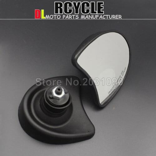 ALL New Side Mirror For Harley 1996-2013 Street Glide FLHX 10mm Fairing Mount Rearview Mirror