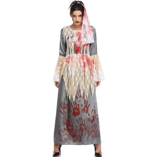 Lady Gorgeous Dress Up Lace Costume Dress Cosplay Halloween Party Outfit
