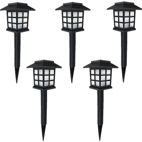 1/2/4Pcs Led Solar Pathway Lights Waterproof Outdoor Solar Lamp for Garden/Landscape/Yard/Patio/Driveway/Walkway Lighting