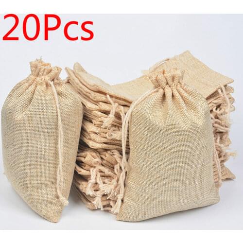 20Pcs Natural Soap Bag Gift Bags Exfoliating Sacks Wedding Party Favors Drawstring Bags Pouch Holder Baby Shower Storage Bag