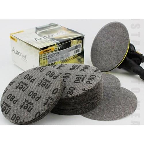 New 50pcs 6Inch/150mm Sandpaper Autonet Abrasive paper Free Anti-blocking for Grinding machine Car repair