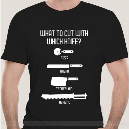 What to Cut with Which Knife - Wargaming Meme Chart T shirt 40000 40k wh40k wargaming wargamer