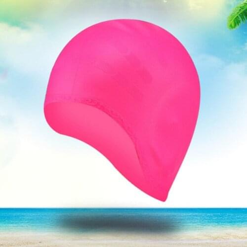 Women Men Children Kids Swimming Cap Waterproof Pool Beach Long Hair Protection Ear Hats Swim Caps Hat Watersport