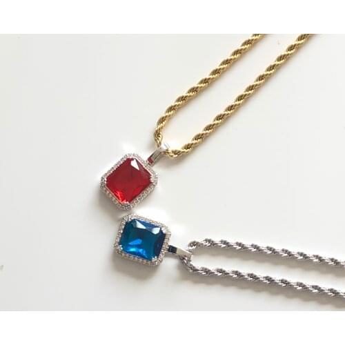 Gemstone Pendant, all kinds of colors can be customized