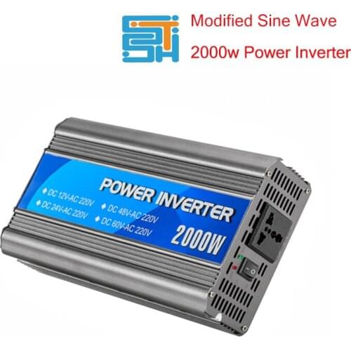 Good Quality Car Inverter 2000W Dcac Home Inverter 2000Watt 12Volt220 12V 220V Modified Sine Wave Inverter Kit