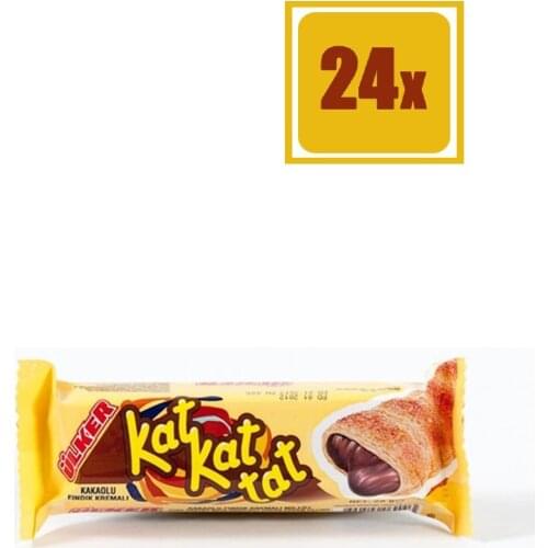 PERFECT WITH ITS AMAZING AROMA Ülker Kat Kat Tat Cocoa Hazelnut 25 gr Set of 24FREE SHİPPİNG