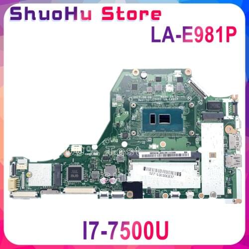 KEFU C5V01 LA-E891P original motherboard is suitable for Acer Aspire A515-51G A515-51 UMA with I5-7200U laptop 100% tested and q