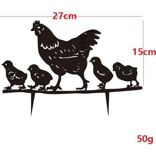 Cute Acrylic Gardening Ornaments Lifelike Animals Ornament Decoration For Yard Outdoor Garden XH8Z