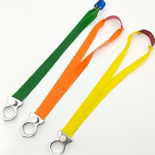 Hot Powerful Hunting Slingshot Ring Catapult With Alloy steel Metal + Rubber Band Tactical Plastic Hunt Outdoor Tool Accessories