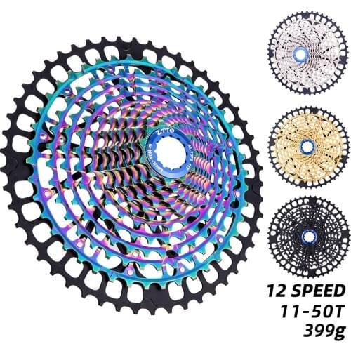 MTB 12 Speed 11-50T ULT Cassette Ultralight Steel CNC Mountain Bike 12v Freewheel Ultimate 12s K7 Sprocket For Shimano HG Hub