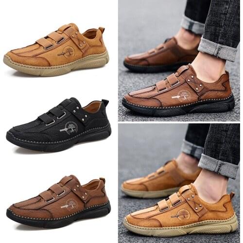 Men Loafers Sneakers High Quality Handmade PU Leather Shoes For Men Casual Shoes Moccasins Slip-On Breathable Men Shoes Footwear
