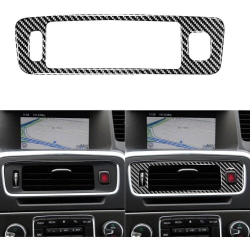 Reliable Lower Air Outlet Sticker Strong Adhesion Decoration Car Center Console Air Vent Trim for Volvo S60 V60 2010-2018 Goods